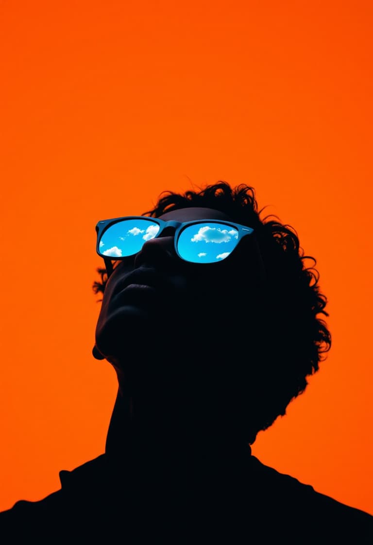 Silhouette of A pers...